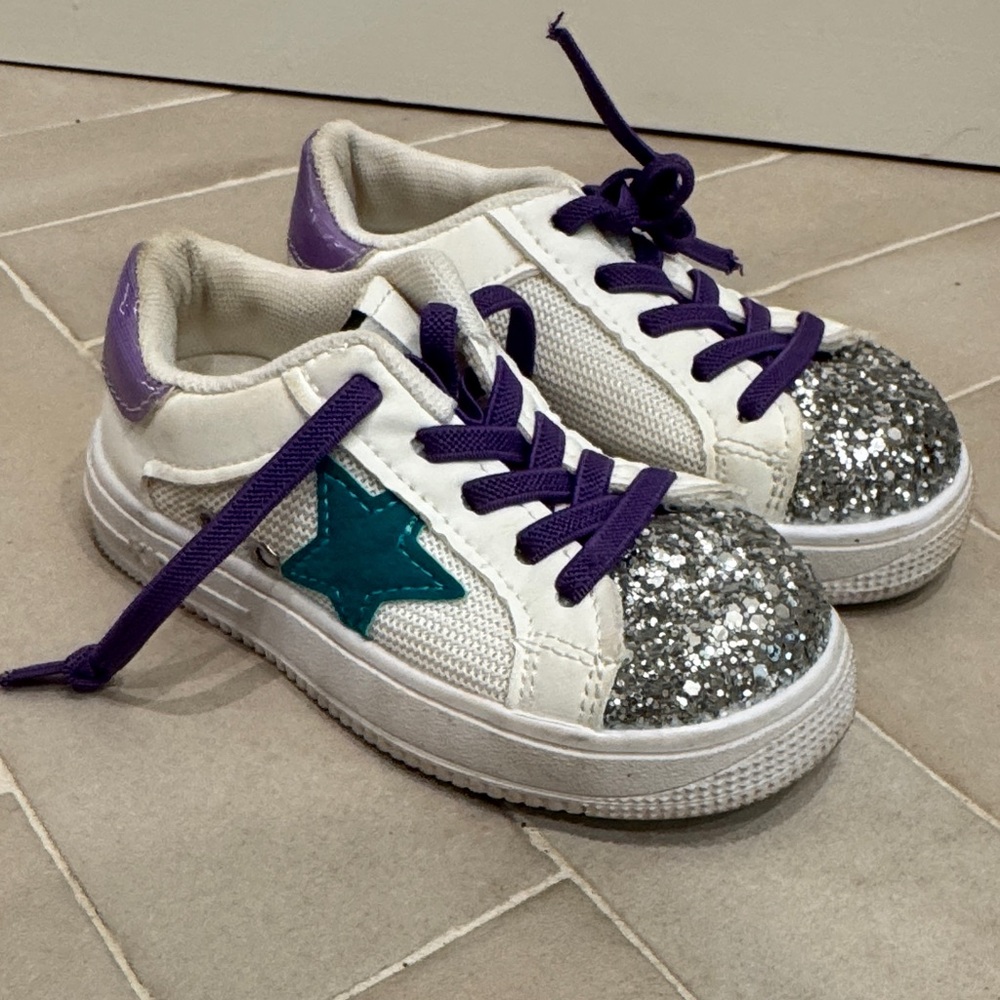 Sparkly Kids Sneakers